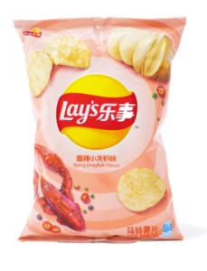 Lay’s Potato Chips, Spicy Crayfish Flavor 70 g