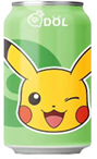 Qdol Pokemon Sparkling Water Pichu - Kaffir Lime 330ml